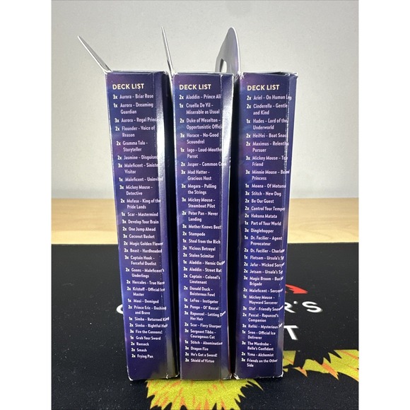 lorcana set 3 starter decks Disney Lorcana